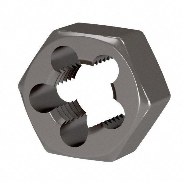 Irwin Hanson Hex Rethreading Die 18, 1" Thick, Right Hand, Carbon