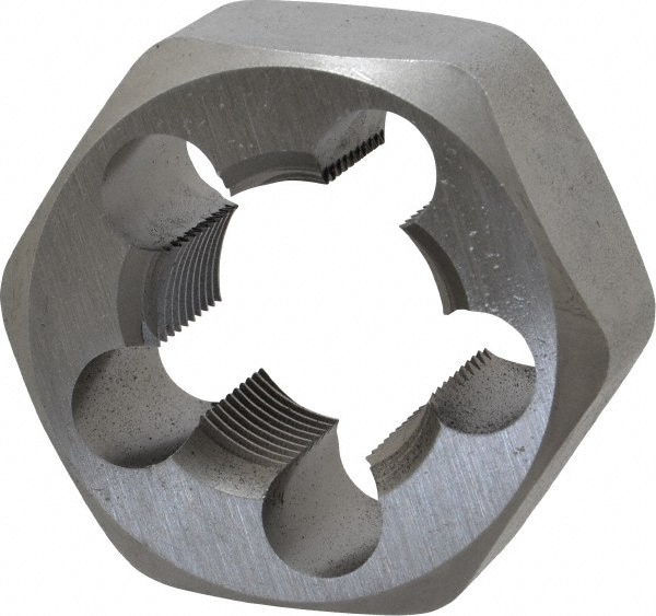 6627 Irwin Hanson M6-1.0 2-Die 1/" Hex Rethreading Die Carbon Steel RHT