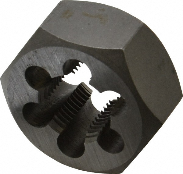 Value Collection 364-0183 Hex Rethreading Die: M18 x 1.50 Thread, Right Hand, Carbon Steel Image