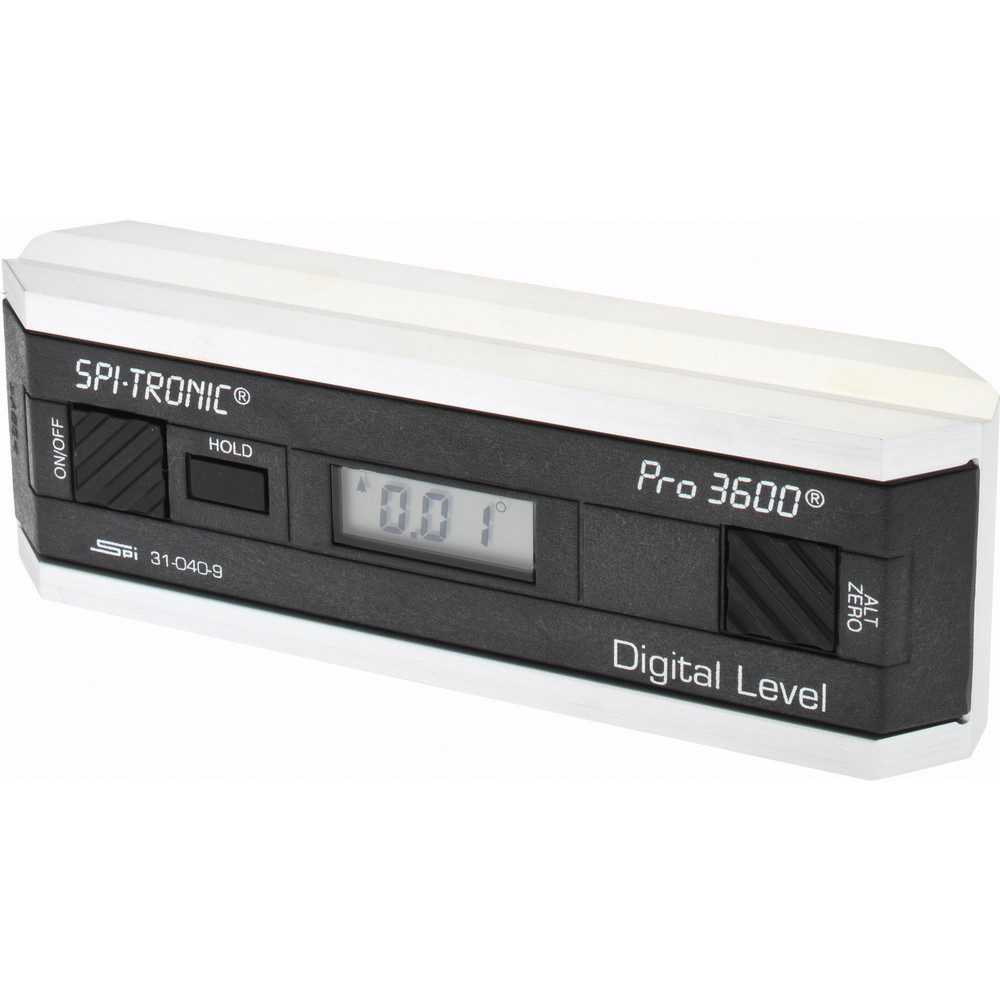 SPI Combination Protractor & Inclinometer 0.01 ° Resolution, Digital