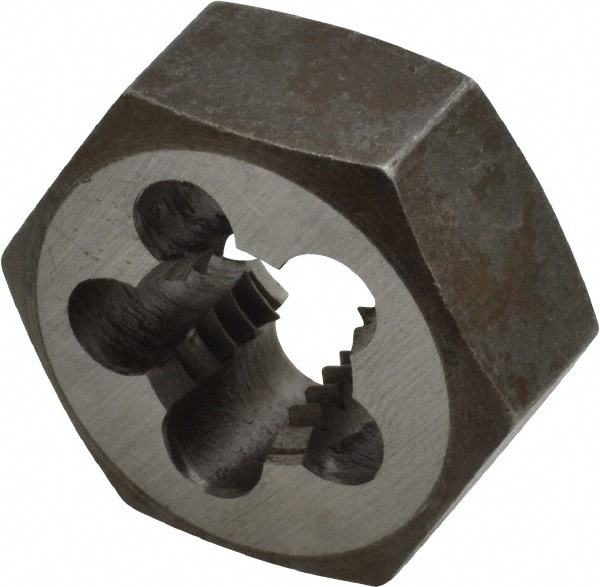 Value Collection 366-0321 Hex Rethreading Die: 1/2-13 Thread, Left Hand, Carbon Steel Image