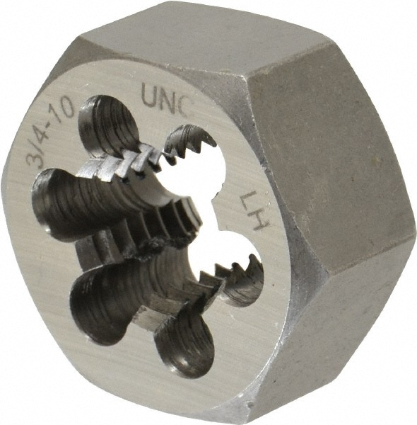 Value Collection 366-0481 Hex Rethreading Die: 3/4-10 Thread, Left Hand, Carbon Steel Image