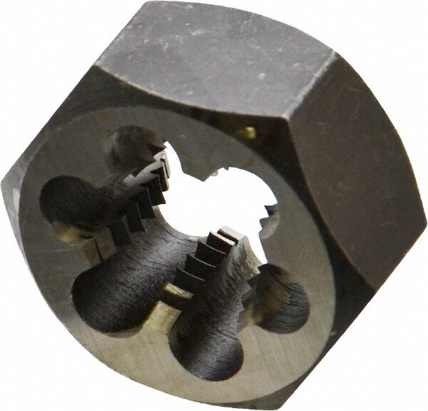 Hex Rethreading Die: 3/4-10 Thread, Right Hand, Carbon Steel