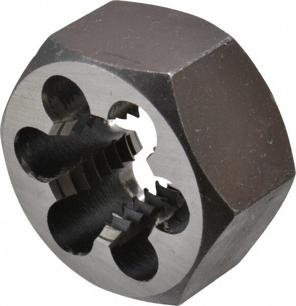 Hex Rethreading Die: 7/8-9 Thread, Right Hand, Carbon Steel
