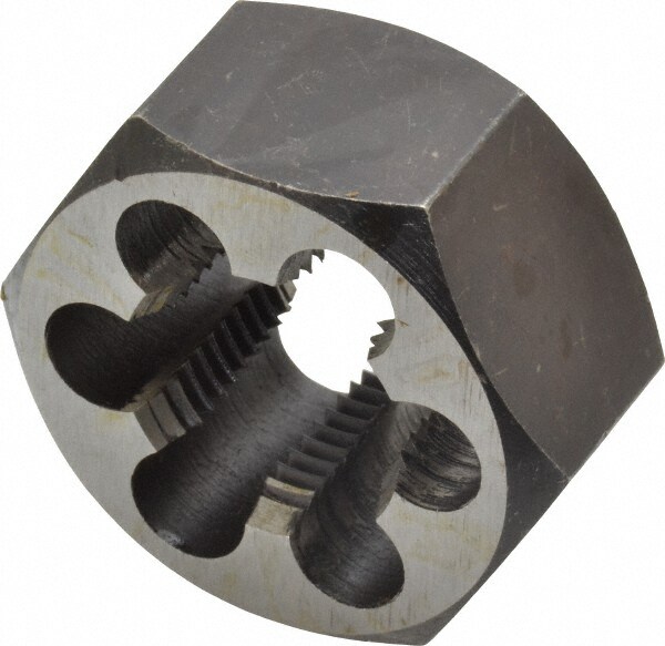 Hex Rethreading Die: 7/8-14 Thread, Right Hand, Carbon Steel