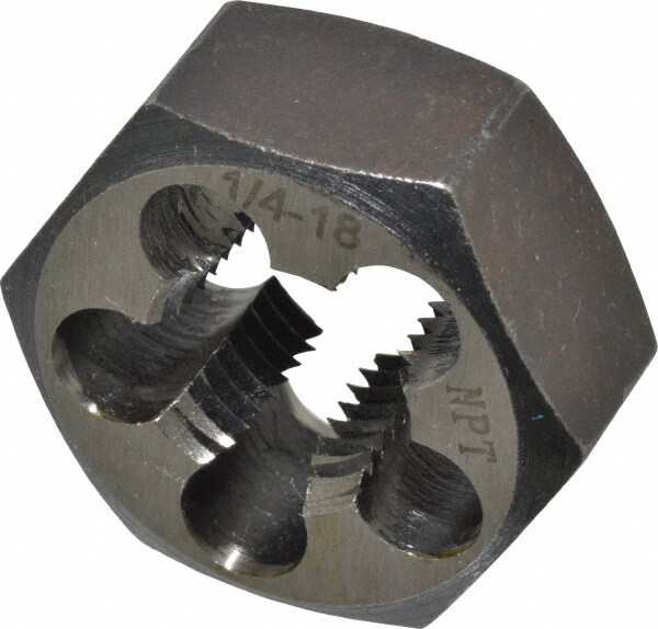 1/4-18 NPT x 1-1/4" Hex Hex Pipe Die