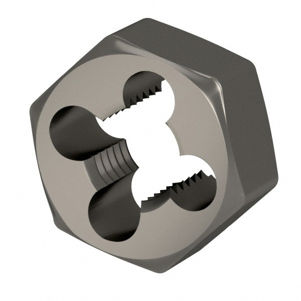 Value Collection 367-0241 Hex Rethreading Die: 3/8-16 Thread, Right Hand, High Speed Steel Image