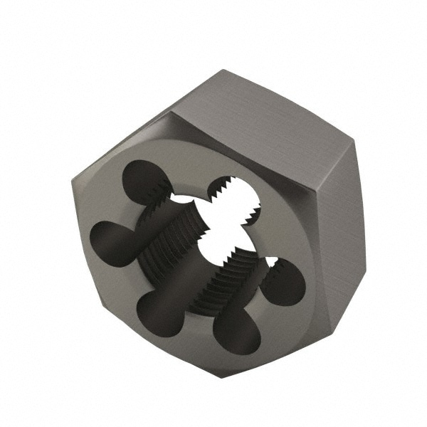 Value Collection 367-0641 Hex Rethreading Die: 1-8 Thread, 1" Thick, Right Hand, High Speed Steel Image