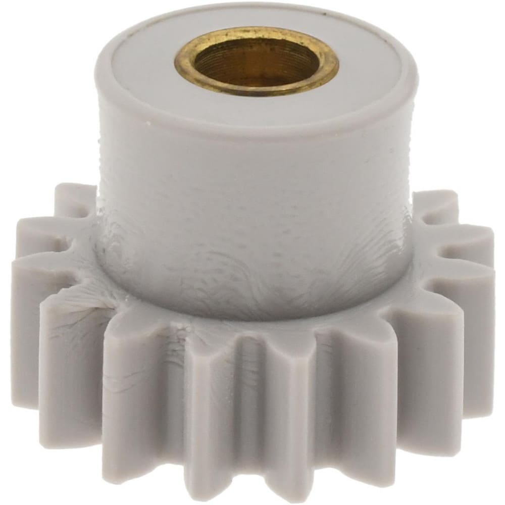 Spur Gear: 16 Teeth, 3/16" Bore Dia