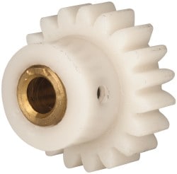 Spur Gear: 19 Teeth, 3/16" Bore Dia