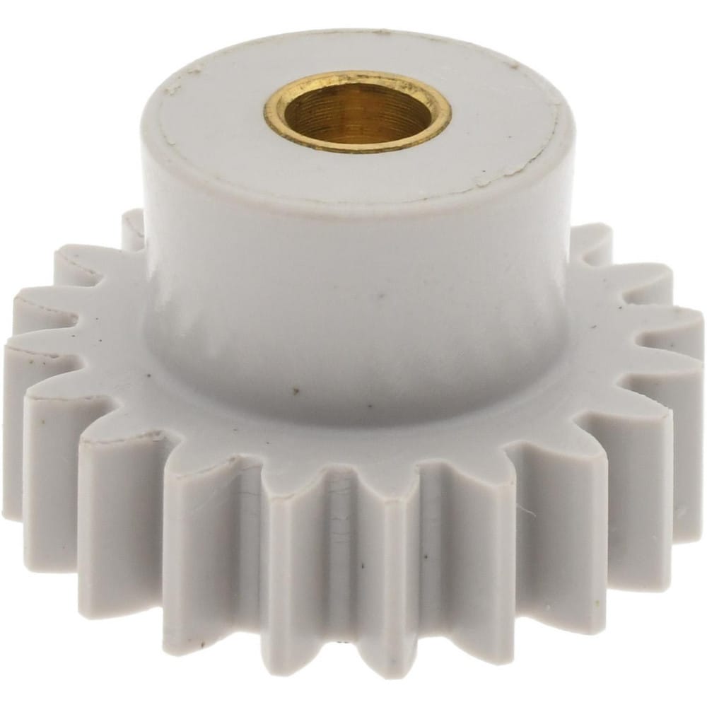 Spur Gear: 20 Teeth, 3/16" Bore Dia