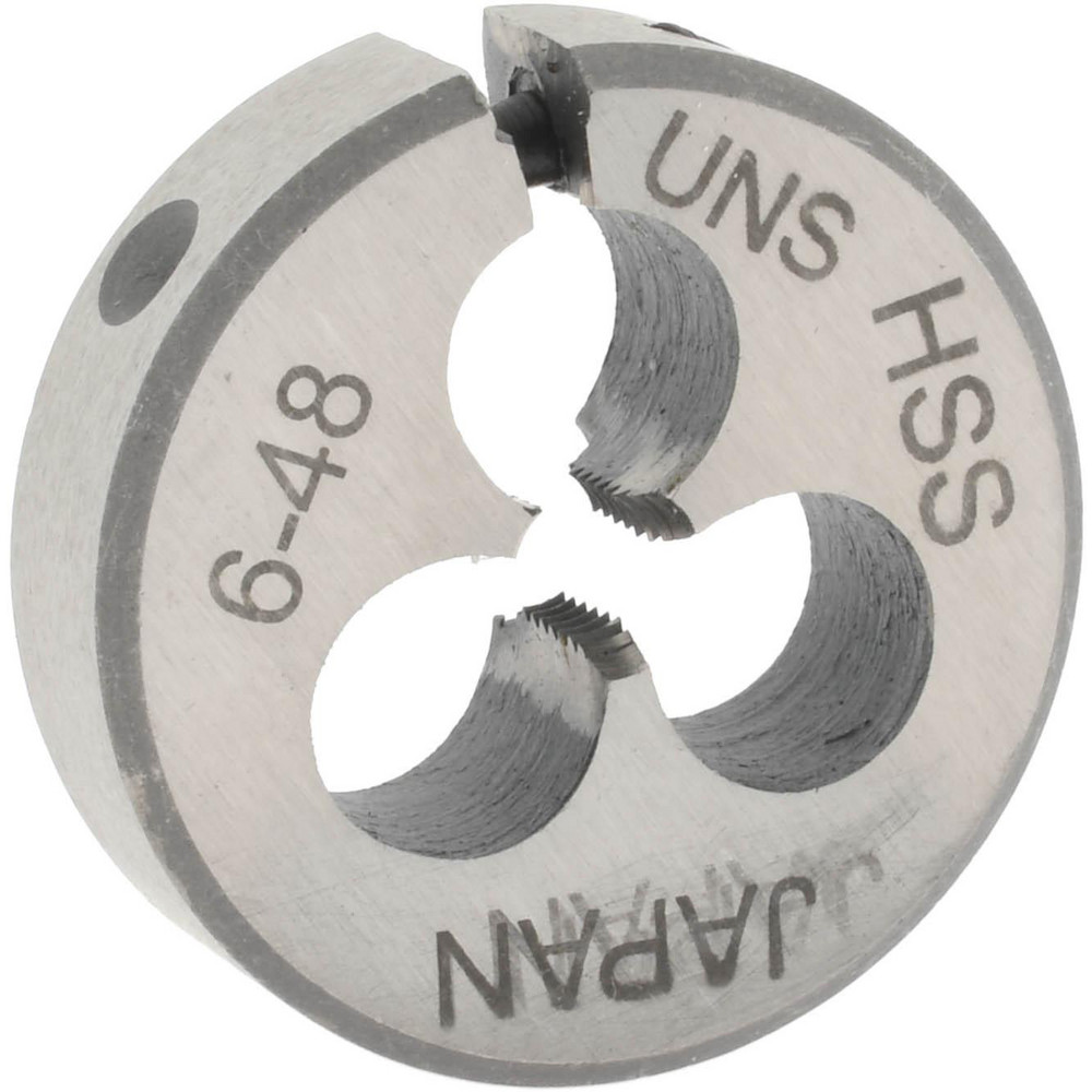 Round Die: #6-48, High Speed Steel