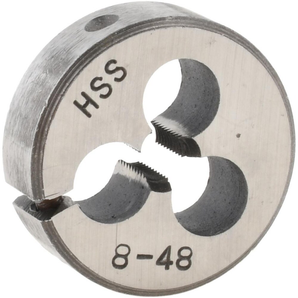 Round Die: #8-48, High Speed Steel