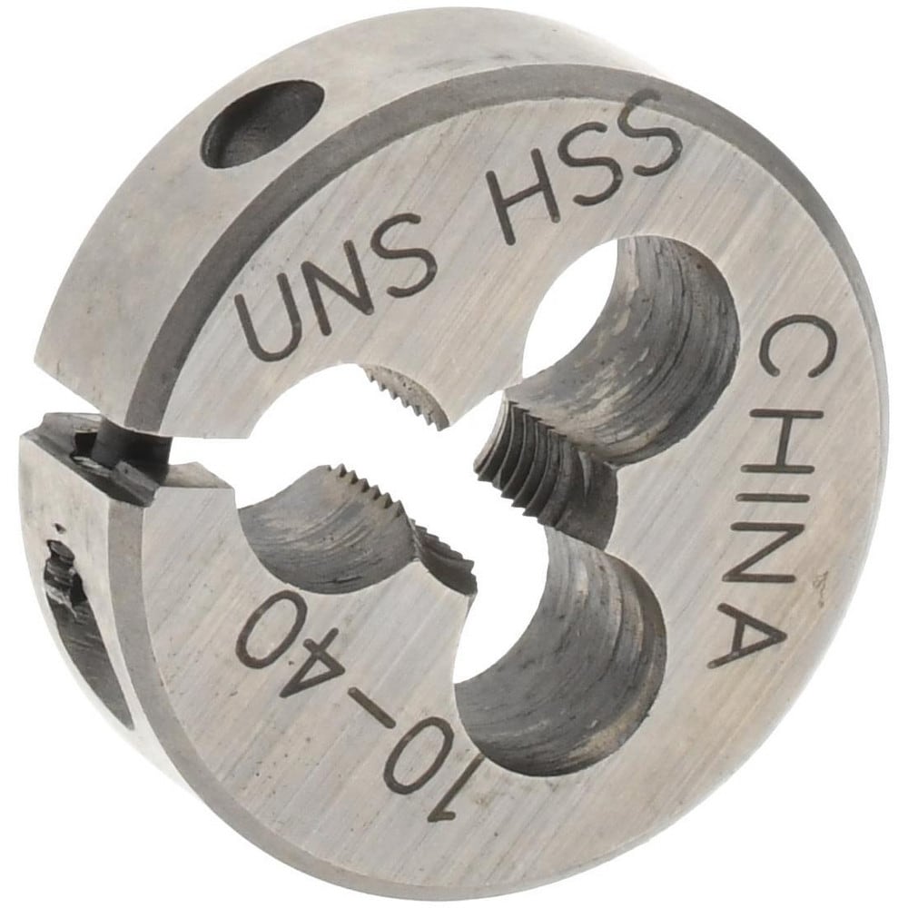 Round Die: #10-40, High Speed Steel