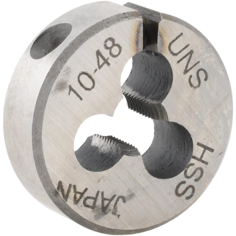 Round Die: #10-48, High Speed Steel