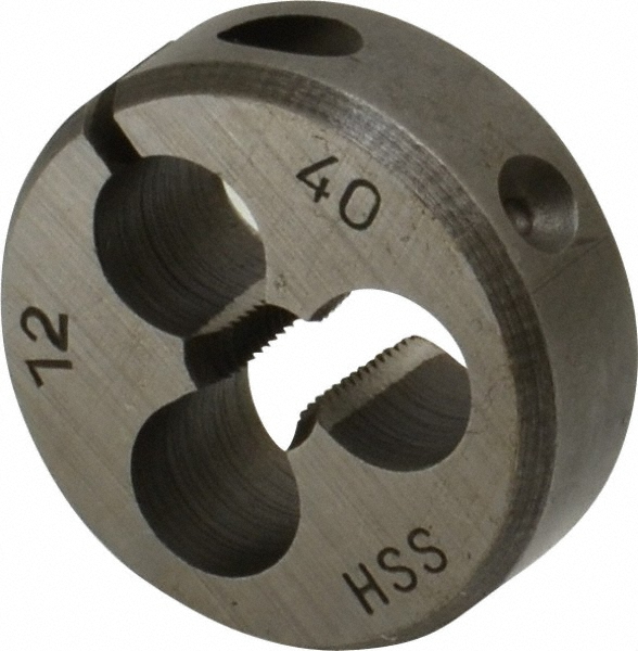 Value Collection 315-1098 #12-40 High Speed Steel Round Adjustable Die Image