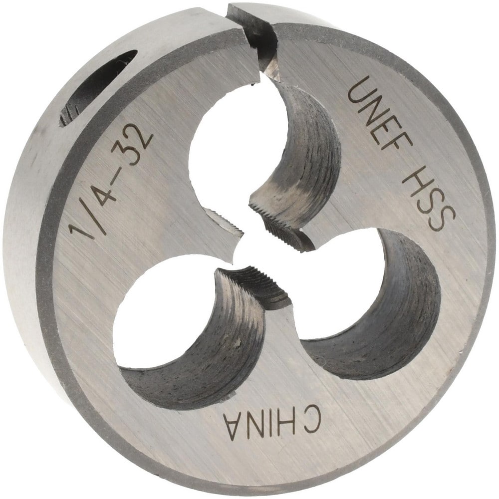 Round Die: 1/4-32, High Speed Steel