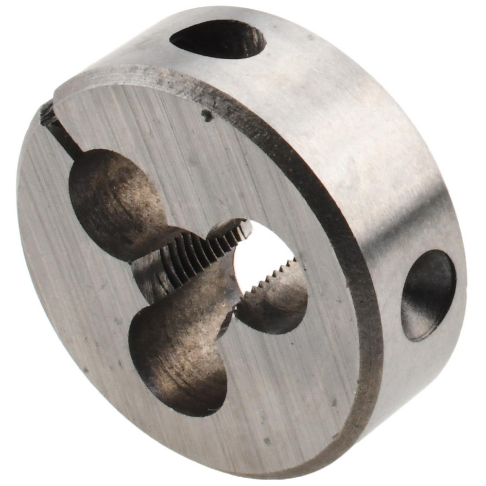 Round Die: 1/4-40, 1" OD, High Speed Steel