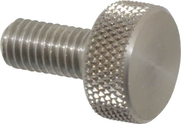 M8 x 30mm Captive Knurled Thumb Screws High Type - A1 Stainless Steel