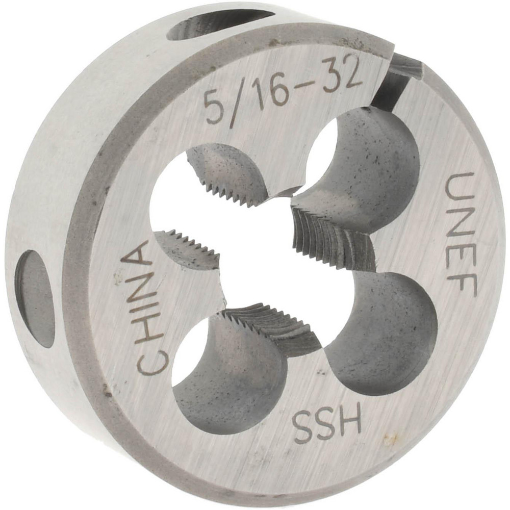 Round Die: 5/16-32, 1" OD, High Speed Steel