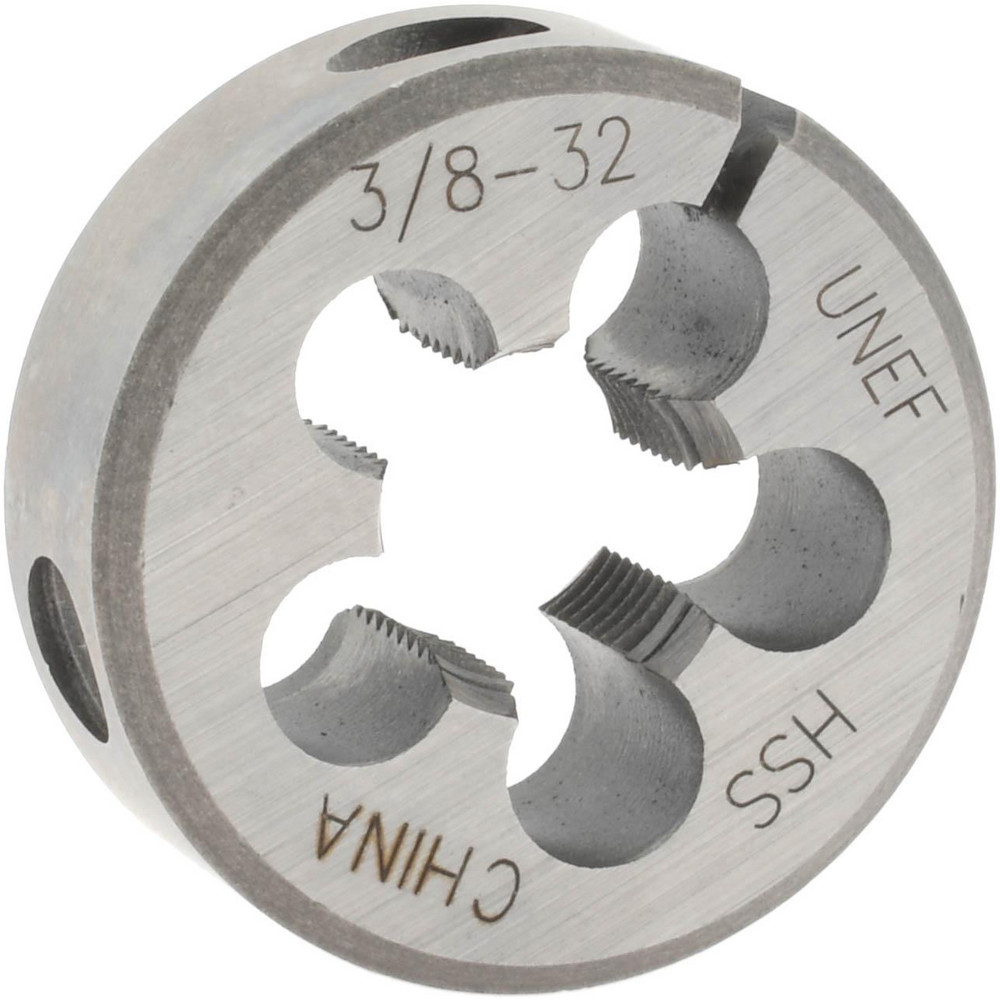 Round Die: 3/8-32, 1" OD, High Speed Steel