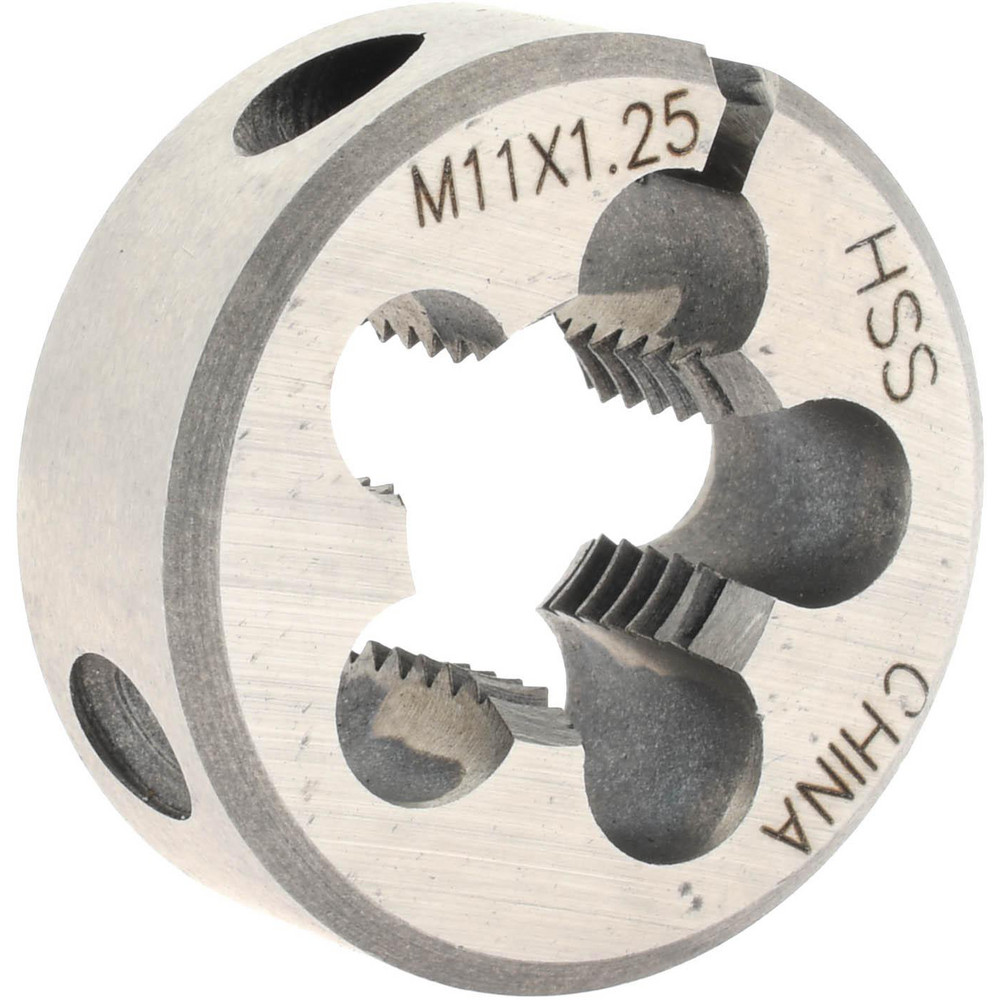 Round Die: M11x1.25, 1" OD, High Speed Steel