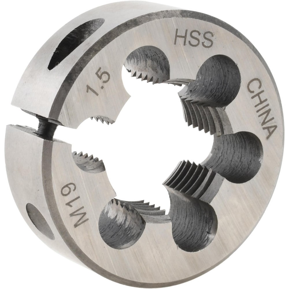 Round Die: M19x1.5, High Speed Steel