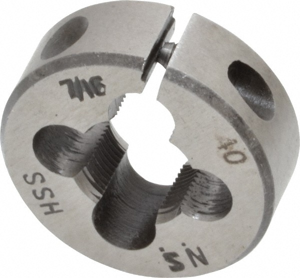 Value Collection 84033405 Round Die: 7/16-4, 1" OD, High Speed Steel Image