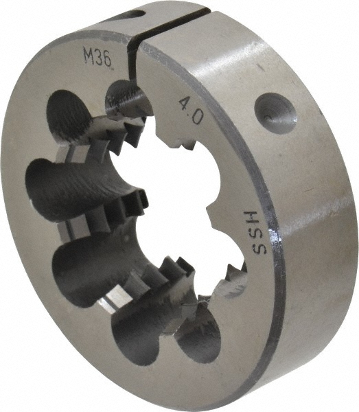 Round Die: M36x4, High Speed Steel