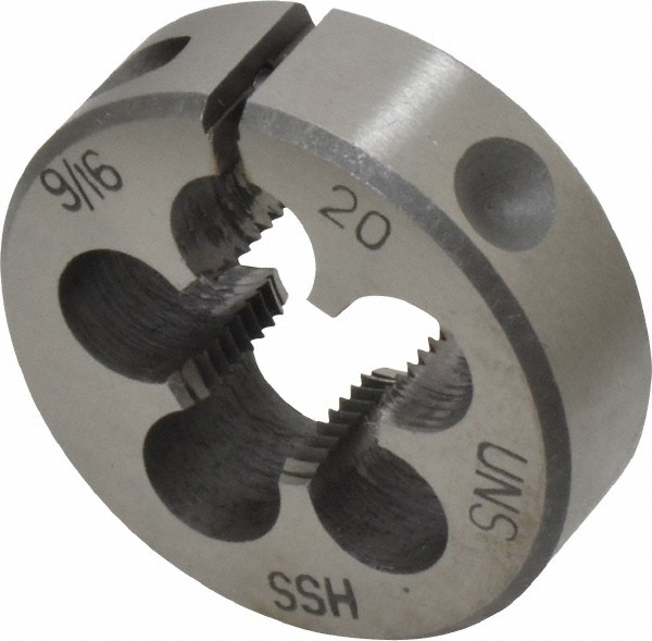 Value Collection 315-1241 Round Die: 9/16-2, High Speed Steel Image