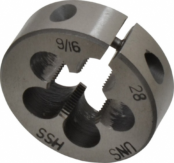 Value Collection 315-1244 Round Die: 9/16-28, High Speed Steel Image