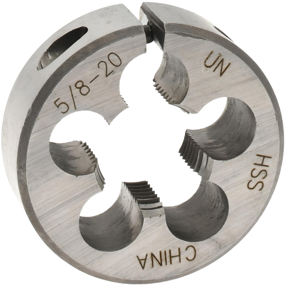 Round Die: 5/8-20, High Speed Steel
