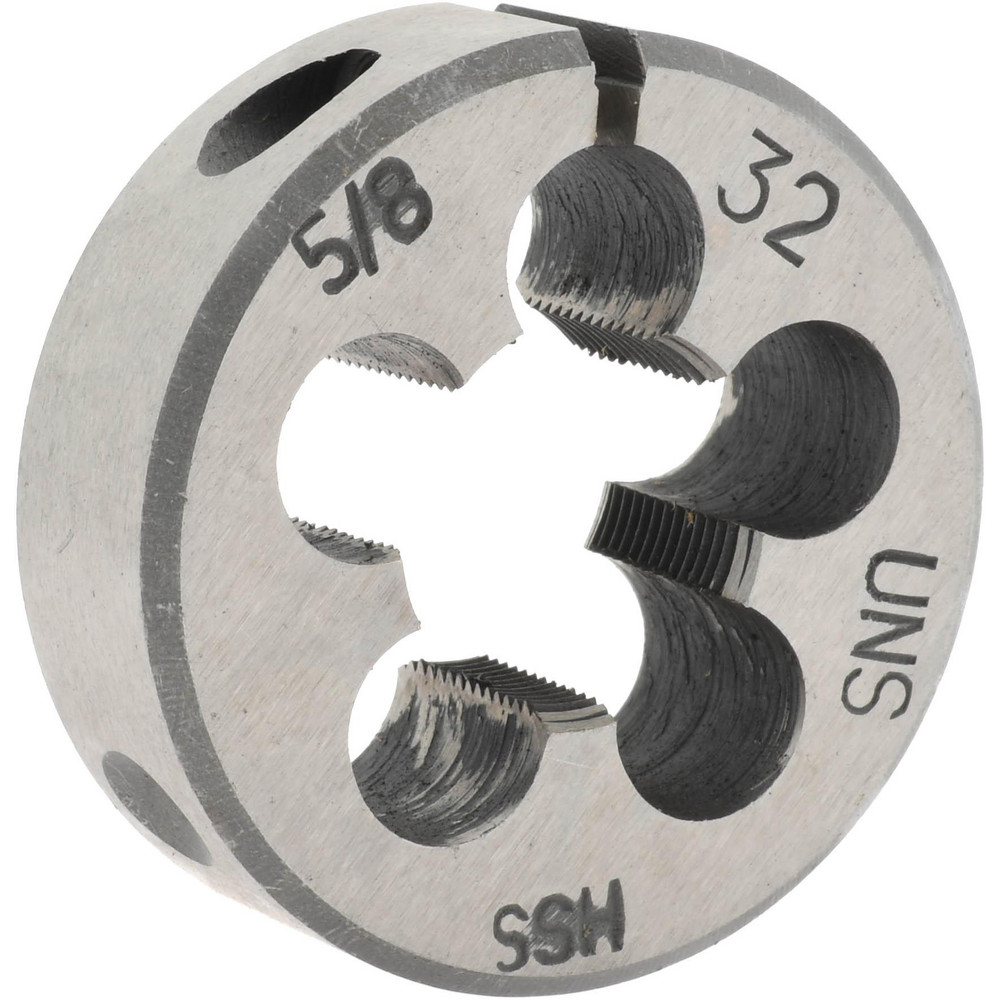 Round Die: 5/8-32, High Speed Steel