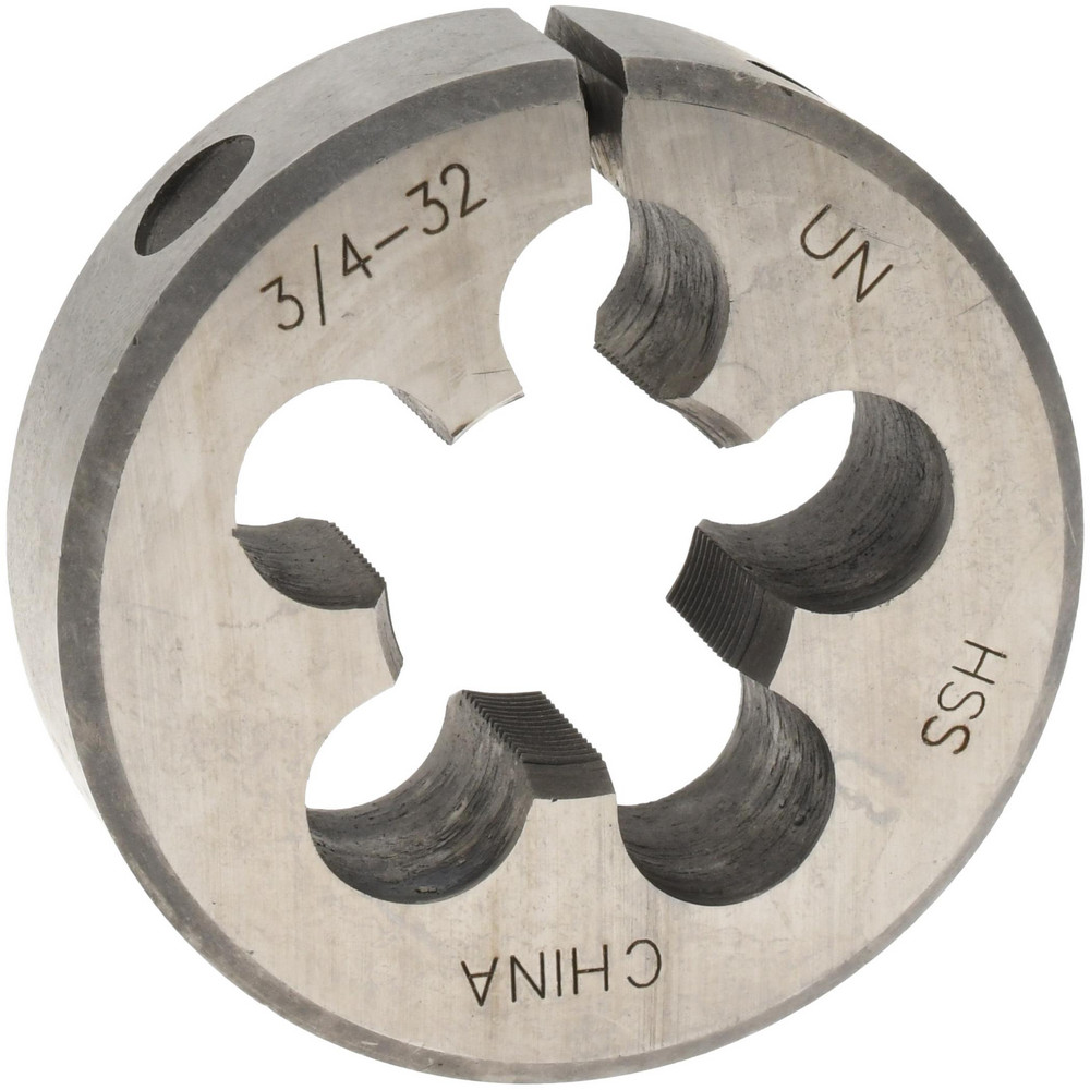 Round Die: 3/4-32, 2" OD, High Speed Steel