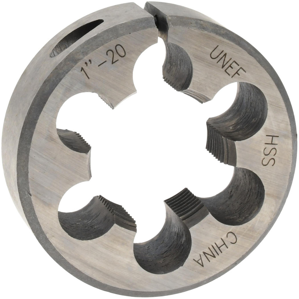 Round Die: 1-20, 2" OD, High Speed Steel