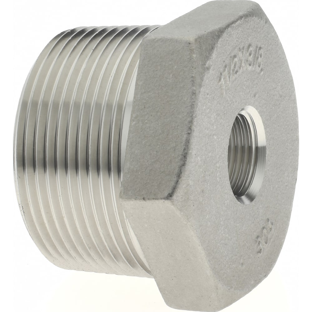 Merit Brass K414-2406 Pipe Bushing: 1-1/2 x 3/8" Fitting, 304 Stainless Steel Image