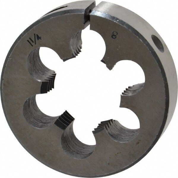 Value Collection 315-1540 Round Die: 1-1/4-8, High Speed Steel Image