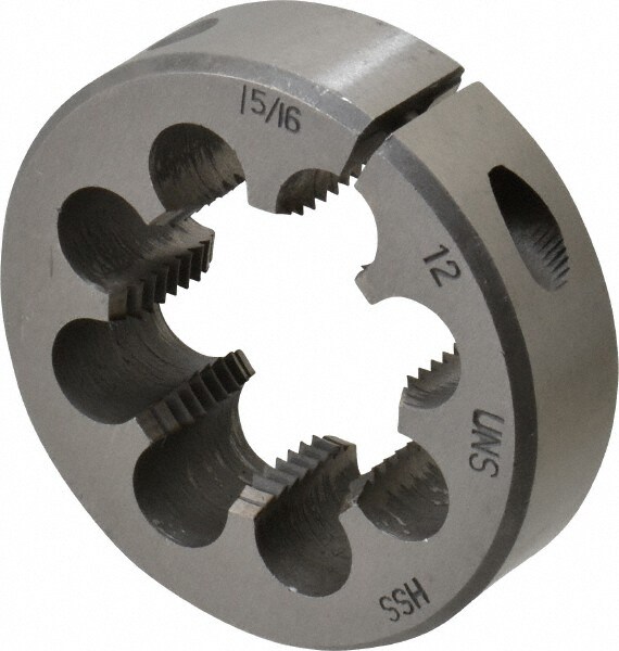 Value Collection 315-1550 Round Die: 1-5/16-12, High Speed Steel Image