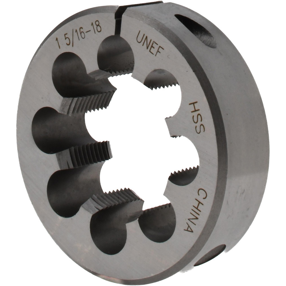 Round Die: 1-5/16-18, High Speed Steel