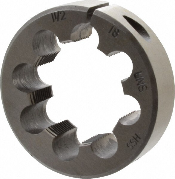 Value Collection 315-1583 Round Die: 1-1/2-18, High Speed Steel Image