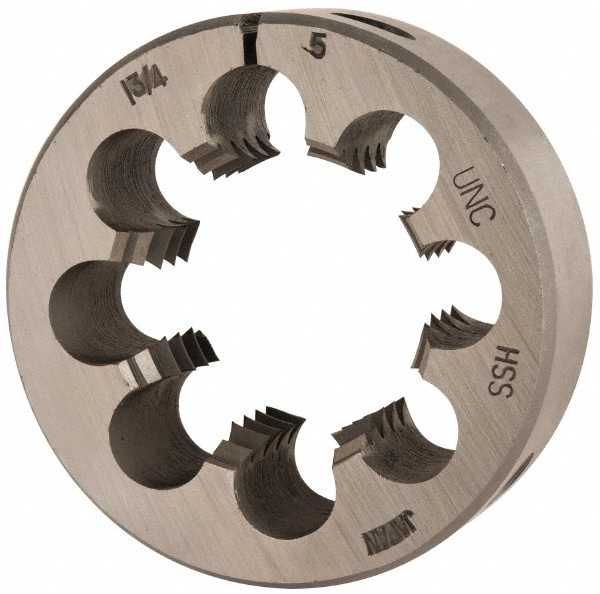 Value Collection 315-1640 Round Die: 1-3/4-5, 3" OD, High Speed Steel Image