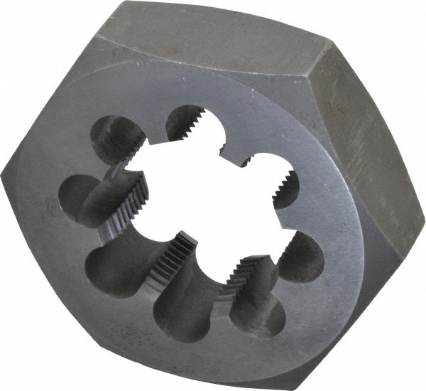 Value Collection 365-1406 Hex Rethreading Die: 1-5/8 - 12 Thread, 1" Thick, Right Hand, Carbon Steel Image