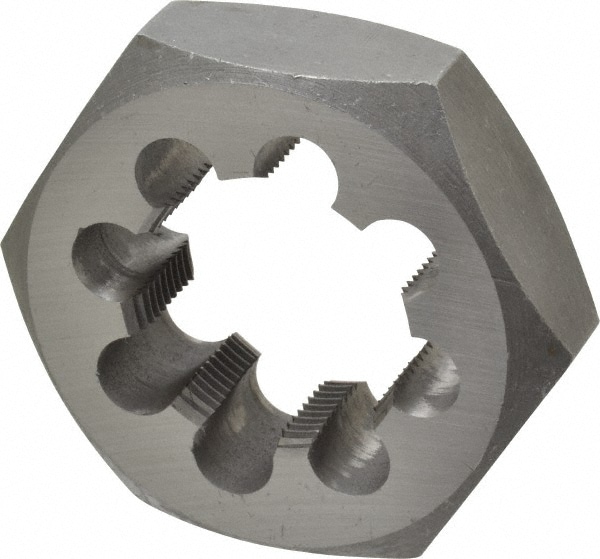 Value Collection 365-1486 Hex Rethreading Die: 1-3/4 - 12 Thread, 1" Thick, Right Hand, Carbon Steel Image