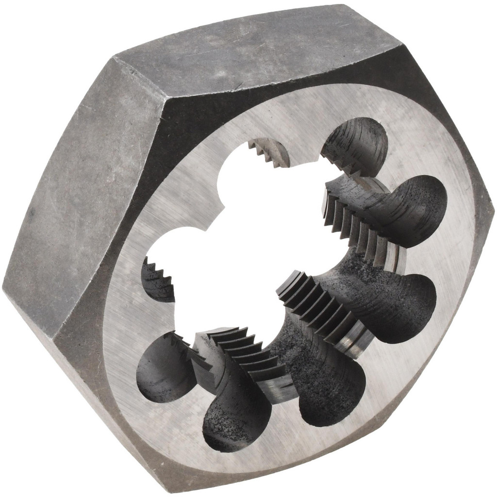Value Collection - Hex Rethreading Die: 2-8, Right Hand, Carbon Steel ...