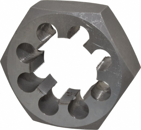 6-Pack 3/16-24 TPI Carbon Steel Hex Rethreading Dies – Right-Hand Thread Repair For Rusty Or Damaged Bolts