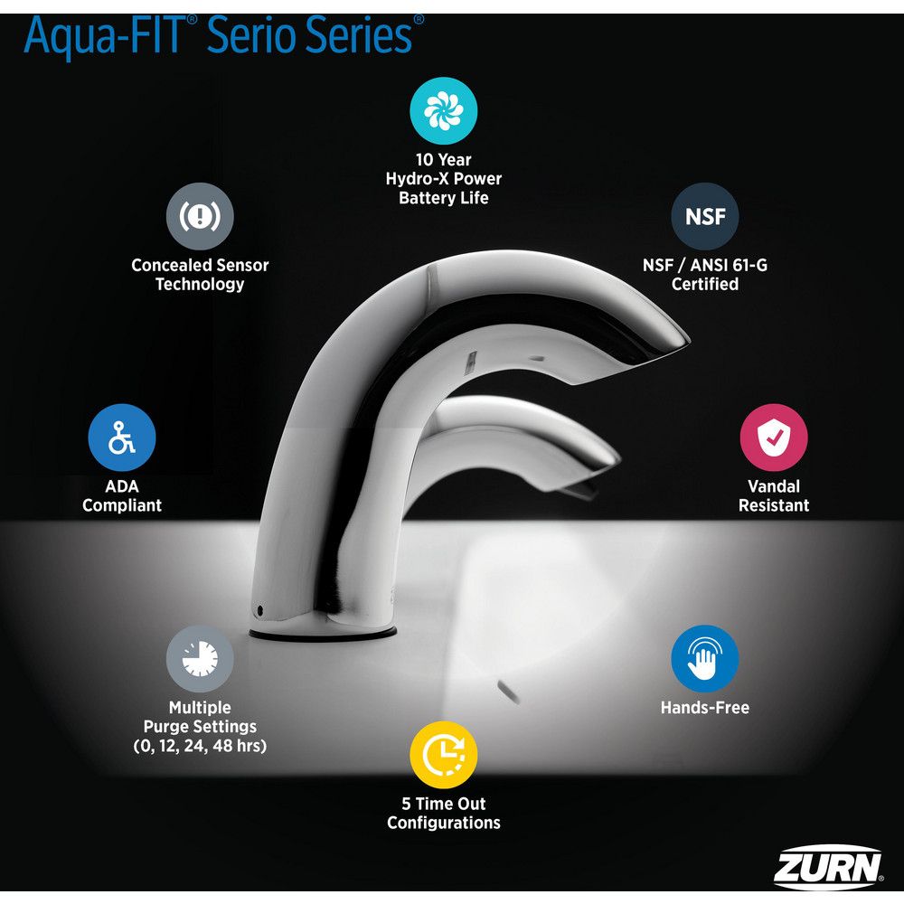 Zurn Electronic & Sensor Faucets; Faucet Style Complete Kit; Spout