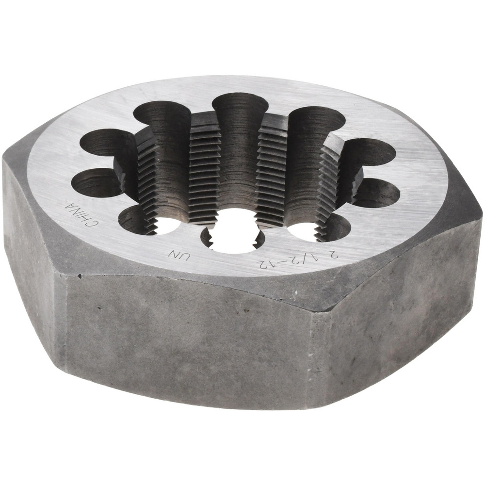 Value Collection - Hex Rethreading Die: 2-1/2-12, Right Hand, Carbon ...