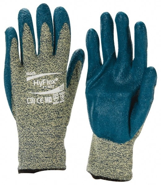 Ansell 11-501-10 Cut & Abrasion-Resistant Gloves: Size XL, ANSI Cut A5, Nitrile, Kevlar 
