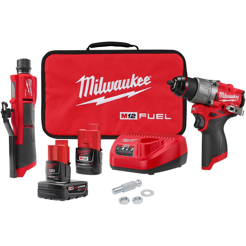 Cordless Tool Combination Kits; Kit Type: 12 Volt Cordless Tool Combination; Drill/Driver ; Voltage: 12.00 ; Batteries Included: Yes ; Battery Chemistry: Lithium-ion ; Battery Series: M12 ; Battery Capacity: 4Ah