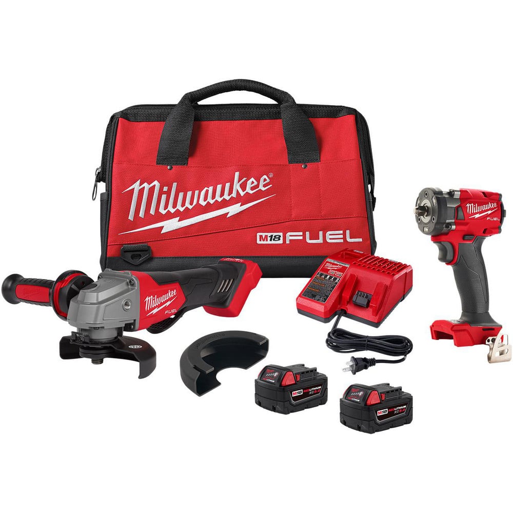 Cordless Tool Combination Kits; Kit Type: Impact Wrench; Grinder ; Voltage: 18.00 ; Batteries Included: Yes ; Battery Chemistry: Lithium-ion ; Battery Series: M18 ; Battery Capacity: 5Ah